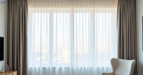Freshly steam cleaned curtains in elimbah QLD